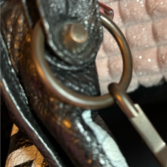 Balenciaga Black & White Graffiti Lambskin Small Classic City Bag purse auth - Picture 5 of 13